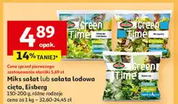 Auchan Mix sałat łagodny Eisberg oferta
