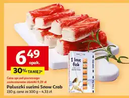 Auchan Paluszki surimi o smaku kraba Port Lite oferta