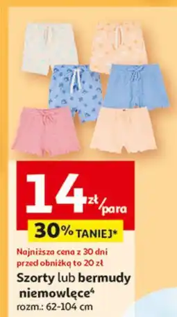 Auchan Bermudy 62-104 cm oferta