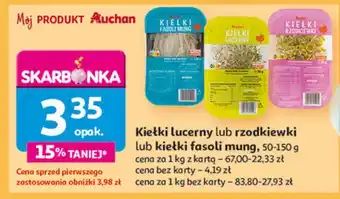 Auchan Kiełki rzodkiewki Auchan Różnorodne (Logo Czerwone) oferta