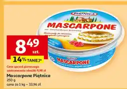 Auchan Ser mascarpone Piątnica oferta