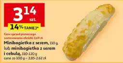 Auchan Mini bagietka z cebulą i serem oferta