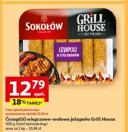 Auchan Cevapcici w stylu kaukaskim Sokołów Grill House oferta