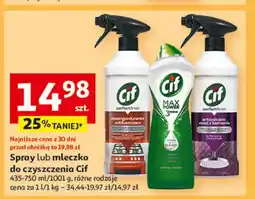 Auchan Mleczko do czyszczenia spring fresh Cif Max Power 3 Action oferta