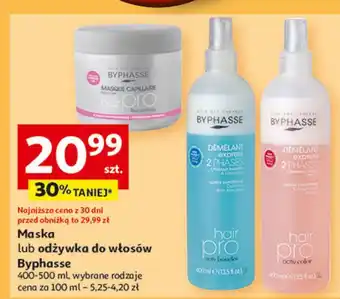 Auchan Odżywka do włosów extraits de jojoba et keratine Byphasse Family oferta