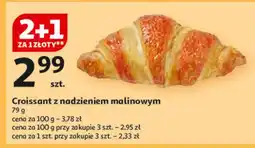 Auchan Croissant z nadzieniem malinowym oferta
