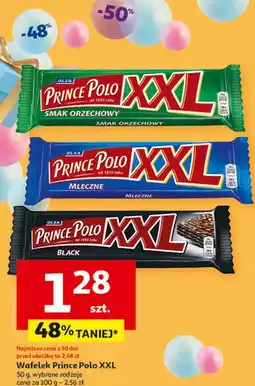 Auchan Wafelek black Prince Polo Xxl oferta