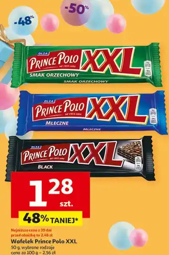 Auchan Wafelek black Prince Polo Xxl oferta