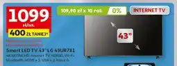 Auchan Telewi led 43 43ur781 Lg oferta