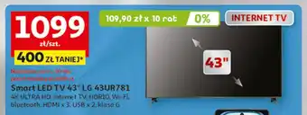 Auchan Telewi led 43 43ur781 Lg oferta