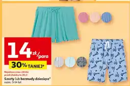 Auchan Bermudy dziecięce oferta