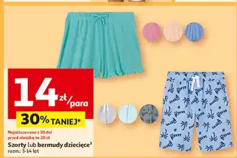 Auchan Bermudy dziecięce oferta