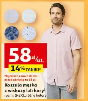 Auchan Koszula męska s-3xl oferta