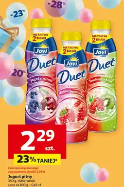 Auchan Jogurt truskawka-kiwi Jovi Duet oferta