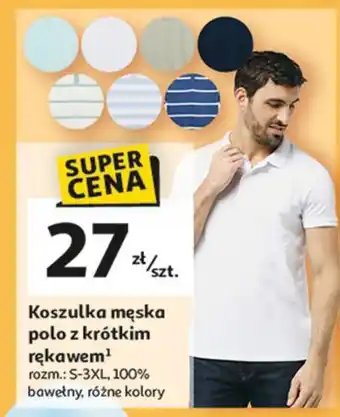 Auchan Koszulka męska polo romz. s-3xl Martex oferta