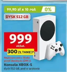 Auchan Konsola 512 gb + kontroler Xbox Series S oferta