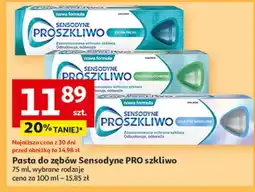 Auchan Pasta do zębów Sensodyne Pro Szkliwo Delikatne Wybielanie oferta
