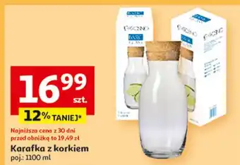 Auchan Karafka z korkiem 1.1 l Krosno S.a oferta
