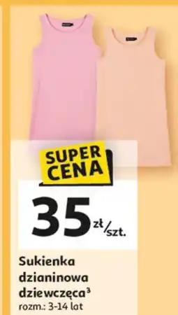 Auchan Sukienka dzianinowa dziewczęca 3-14 lat oferta