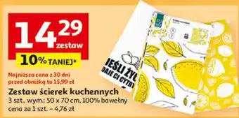 Auchan Ścierka kuchenna 50 x 70 cm oferta