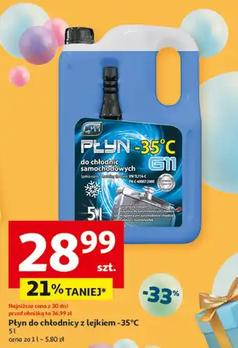 Auchan Płyn do chłodnic -35c Q11 oferta