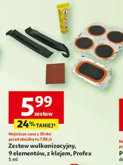 Auchan Zestaw wulkanizacyjny z klejem Profex oferta