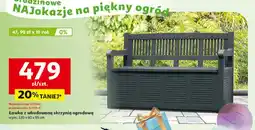 Auchan Ławka z wbudowaną skrzynia 130 x 60 85 cm oferta