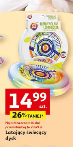 Auchan Latający dysk 17 cm One Two Fun oferta