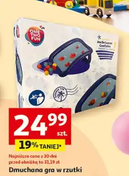 Auchan Gra w rzutki dmuchana One Two Fun oferta