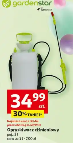 Auchan Opryskiwacz z lancą 5 l Garden Star oferta