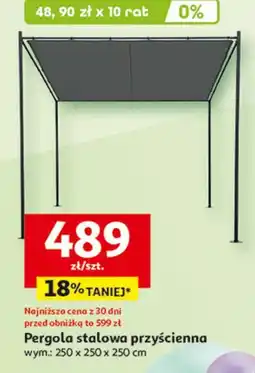 Auchan Pergola przyścienna 250 x cm stalowa oferta