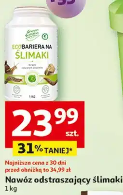 Auchan Nawóz odstraszający ślimaki Green Garden (Ogród) oferta