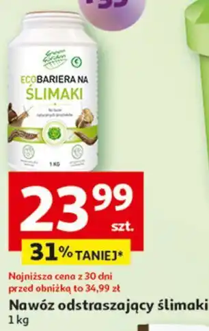 Auchan Nawóz odstraszający ślimaki Green Garden (Ogród) oferta