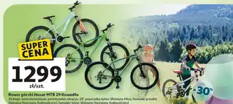 Auchan Rower górski mtb 29 kowadło rama 19 27 biegów Husar oferta