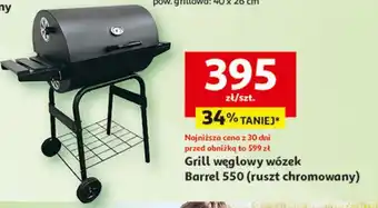 Auchan Grill węglowy barrel 550 oferta