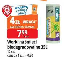 E.Leclerc Worki na śmieci 35 l biodegradowalne Wiodąca Marka Elembal oferta