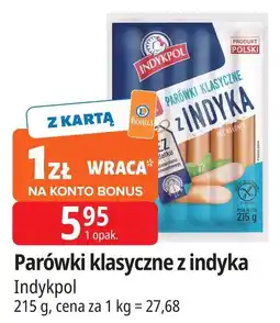 E.Leclerc Parówki z indyka klasyczne Indykpol oferta