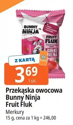 E.Leclerc Przekąska owocowa jabłko malina Bunny Ninja oferta
