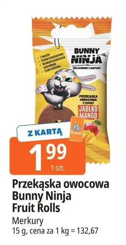 E.Leclerc Przekąska owocowa jabłko mango Bunny Ninja oferta