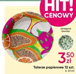 Pepco Talerze papierowe 23 cm oferta