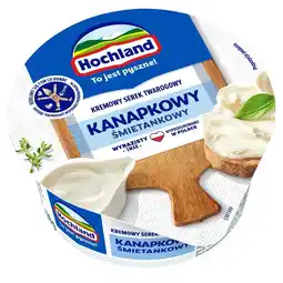 Lewiatan Hochland Kremowy serek twarogowy kanapkowy śmietankowy 130 g oferta