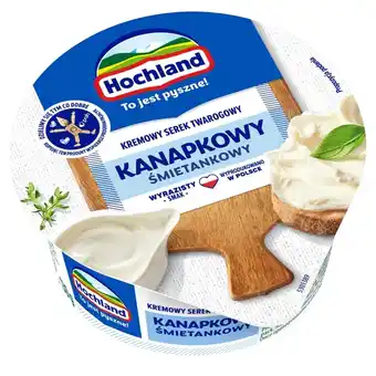 Lewiatan Hochland Kremowy serek twarogowy kanapkowy śmietankowy 130 g oferta
