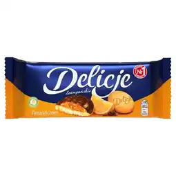 Arhelan Delicje Szampańskie Biszkopty z galaretką pomarańczową oblewane czekoladą 147 g oferta