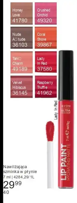 Avon Szminka w płynie Avon oferta