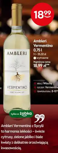 Żabka Wino wytrawne Białe oferta