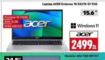 Neopunkt Laptop ACER Extensa 15 EX215-57-TCO oferta