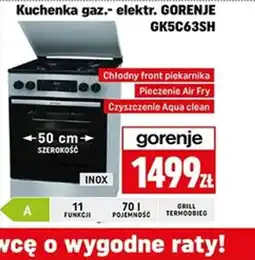 Neopunkt Kuchenka gazowo-elektryczna Gorenje GK5C63SH oferta