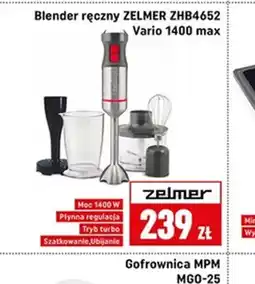 Neopunkt Blender ręczny ZELMER ZHB4652 Vario 1400 max oferta