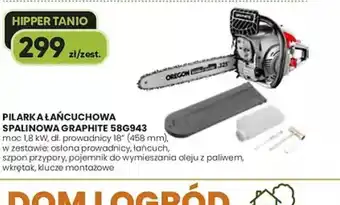 Hipper.pl Pilarka łańcuchowa spalinowa Graphite 58G943 oferta
