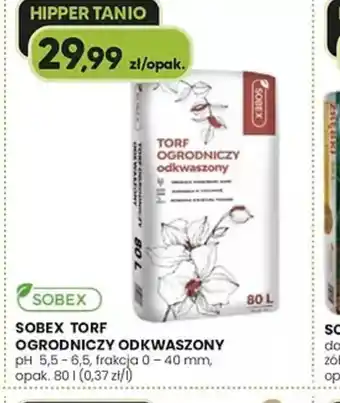 Hipper.pl Sobex Torf ogrodniczy odkwaszony oferta